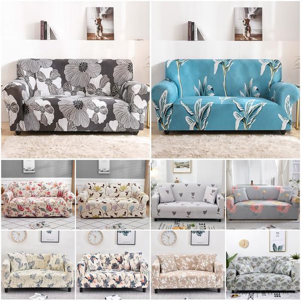 

chair covers floral printing sofa cover for living room slipcovers cotton elastic couch towel protector 1pc