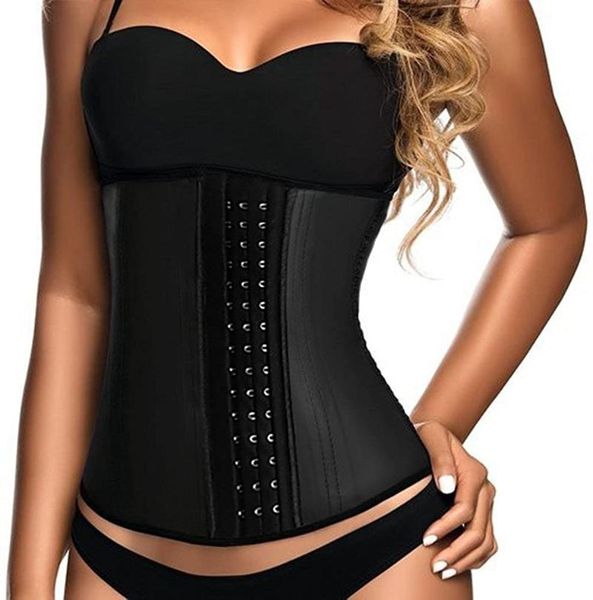 

women's shapers waist tranier shaper body shapewear corset girdle cincher lumbar postpartum support belt shape, Black;white