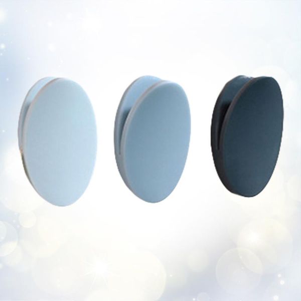 

3pcs self-adhesive wall hanging hooks leaf shaped clip hangers for kitchen bedroom blue & rails