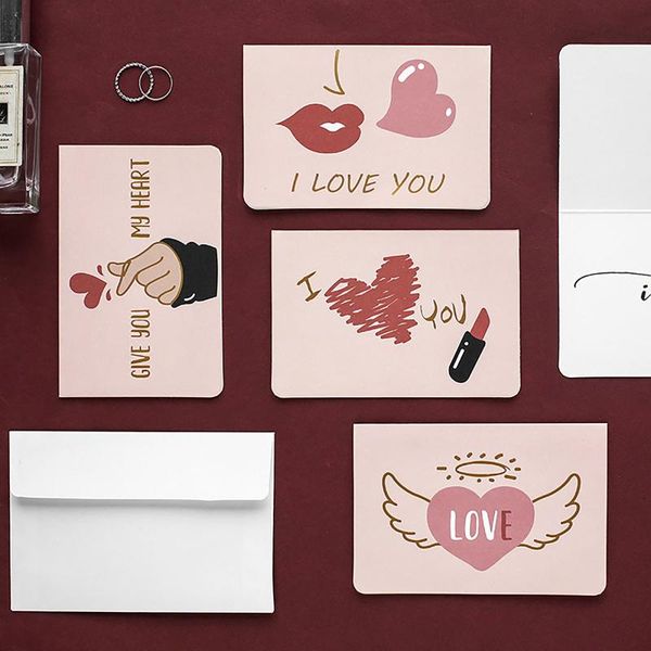 

creative classical greeting card white message diy folding birthday christmas year's day blessing n50 cards