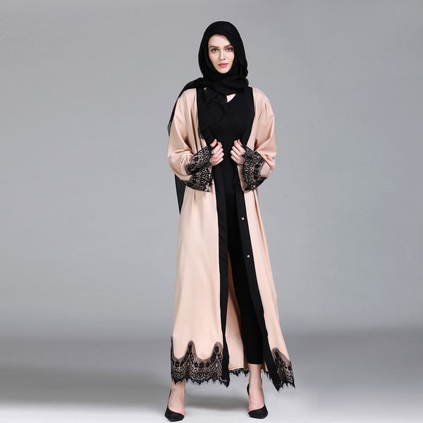 

eid mubarak muslim fashion abaya dubai kimono cardigan hijab dress kaftan caftan islam clothing abayas for women robe femme oman, Red