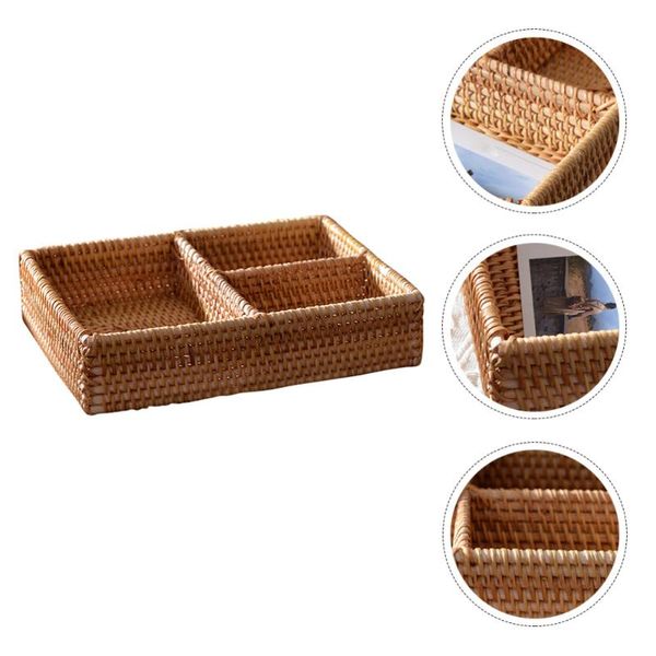 

natural premium rattan basket living room blanket clothes storage baskets