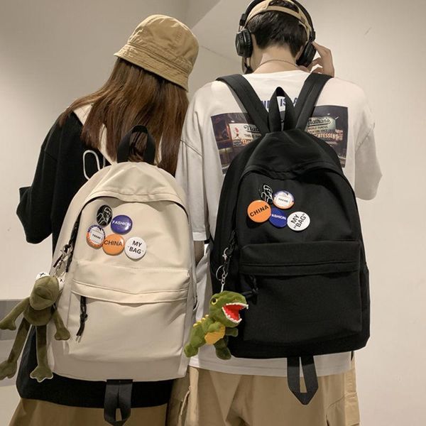 

backpack waterproof nylon women large capacity book bags female travel bag fashion girls tote shoulder schoolbag mochila
