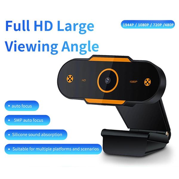 

webcam with mic 1944p 1080p 720p 480p mini computer pc webcamera for live broadcast video calling home conference work webcams