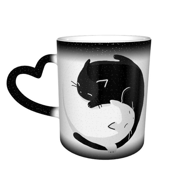 

mugs japanese cat mug kawaii ceramic chat that changes color cups