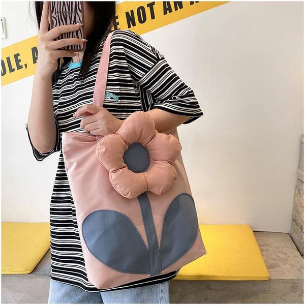 

cross body summer fresh and high-quality handbags 2021 fashion nylon fabric women's designer large-capacity bucket shoulder tote bag