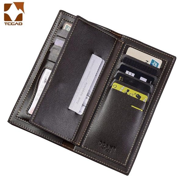 

wallets men's wallet cartera hombre vintage mens leather natural portfel damski small purse male clutch porte feuille homme 2021, Red;black