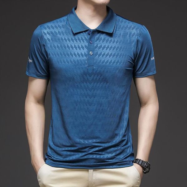 

shirt casual short sleeve slim mens polos breathable summer sportswear quick dry jerseys clothing shirts, White;black