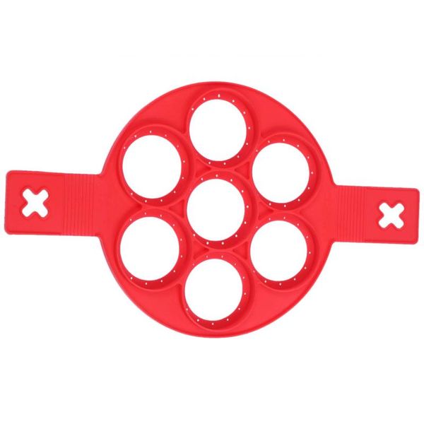 

baking & pastry tools ksfs hole round nonstick silicone egg pancake rings fried molds oven poacher breakfa
