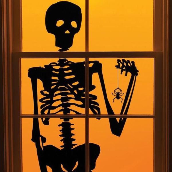 

wall stickers happy halloween store office home decoration diy witch ghost bat pumpkin lantern mural art decals qw