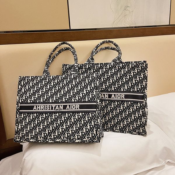 

luxury handbags new fashion red letter handbag large capacity tote bag