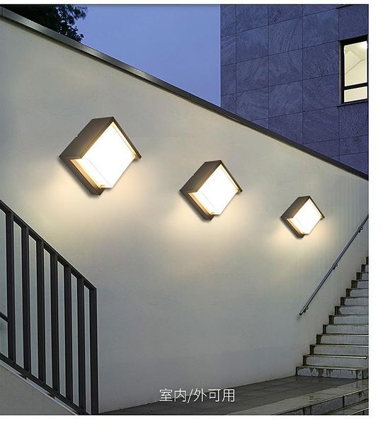 

outdoor led wall lamps waterproof aluminum porch light 10pcs/lot