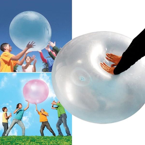 

magic wubble air water filled bubble ball blow up balloon super large inflatable toy for kids birthday party outdoor beach gift decoration
