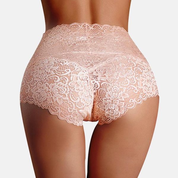 

women's panties drop high waist lace bulift up underwear women underpants briefs floral female lingerie, Black;pink