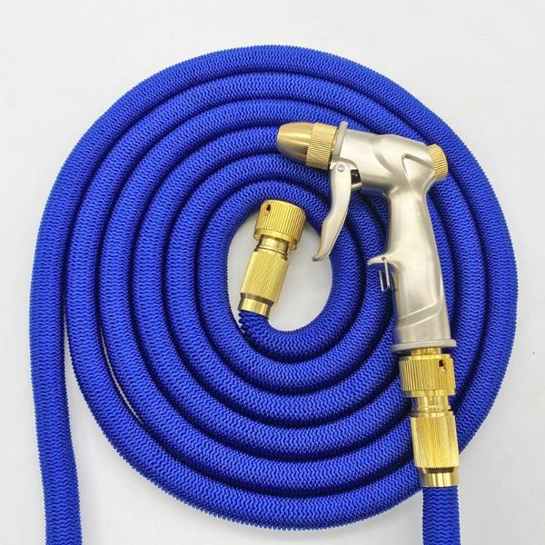 

garden hose pipe spray gun magic expandable water 25ft-100ft with pressure washer car wahser watering equipments