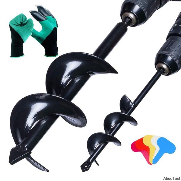 

power tool sets spiral drill bit combination planting hole digger auger electric dill parts household planter set gardening accessories kit