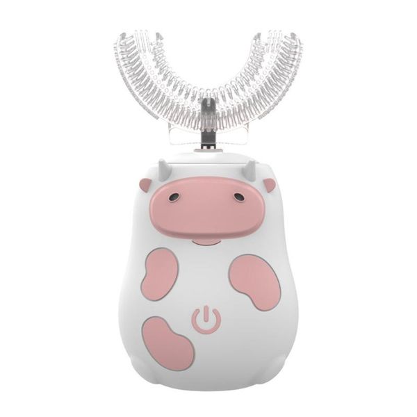 

smart electric toothbrush children's u-shaped oral soft hair acoustic vibration 360 clean without blind area cepillo de dientes