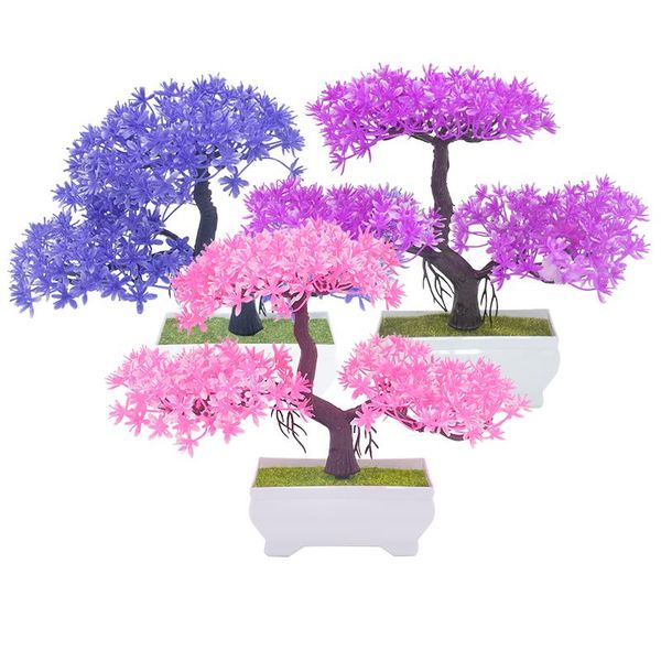 

decorative flowers & wreaths multi style artificial plants bonsai potted ornaments for home decoration craft plant el garden decor