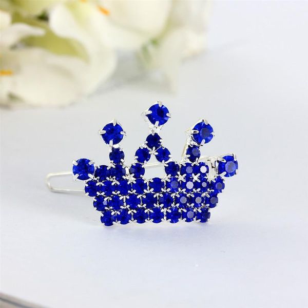 

dog apparel colorful pet hair clip accessories fashion rhinestone crown copper kitten hairpin decor