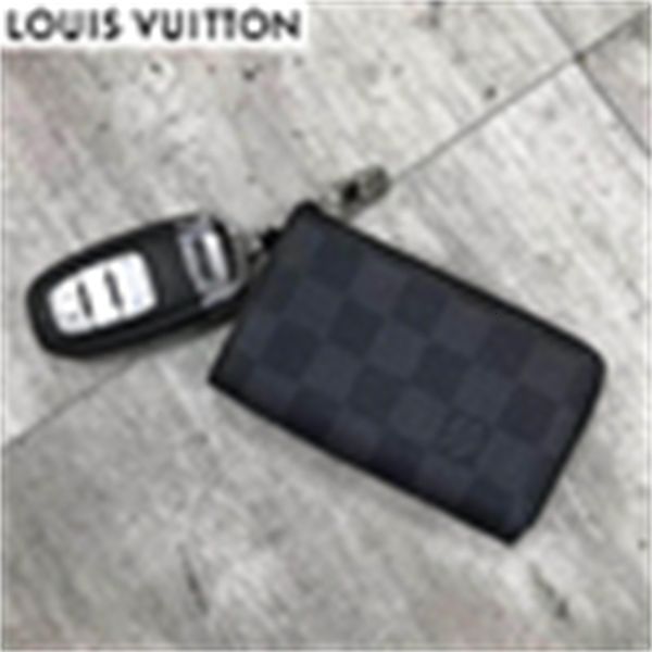 

holders brand chain designer compact luxury key checkerboard clutches car wallet key wallets case card n64410 purse men evening long