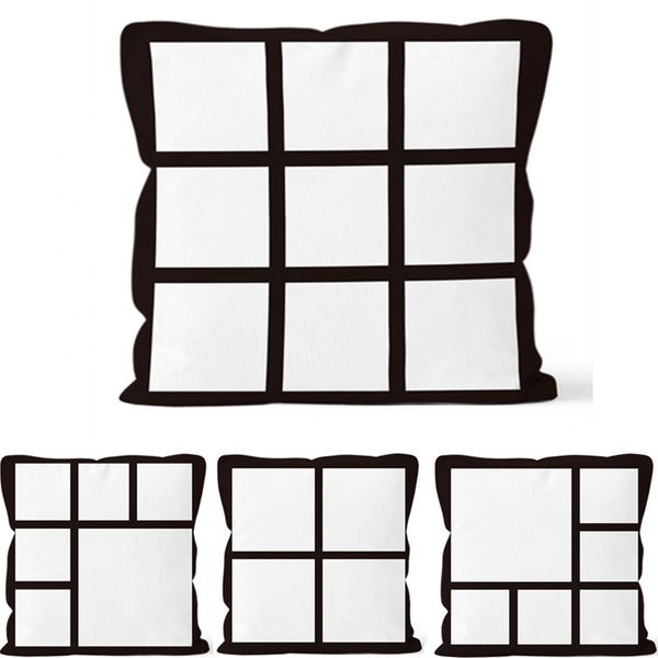 Kissenbezug Digitaldruck Kissenbezüge Sudoku schwarz-weiße Quadrate Kissenbezug DIY Kissen Überwurf Sofa Sattelbezug Anpassung wmq947