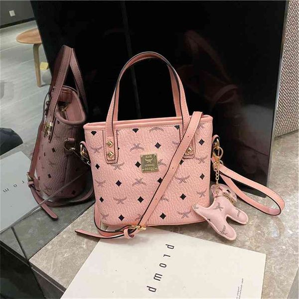 

handbagshangxinwang popular m family dog portable bucket versatile fashion large capacity one shoulder messenger women's baggg bag