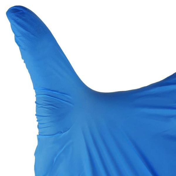 

disposable gloves 100pc blue latex dishwashing kitchen work rubber garden guantes desechables #yl10