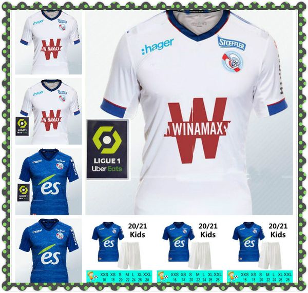 

20 21 rc strasbourg soccer jersey alsace maillot de foot alsace strasbourg alsace 2021 maillots de foot djiku thomasson lala mothiba ha, Black;yellow