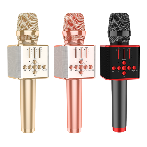 

portable bluetooth karaoke microphone wireless professional speaker home ktv handheld microphones
