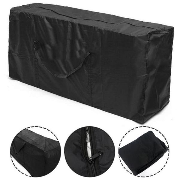 

storage bags garden cushion bag fabric waterproof anti-uv protective cover convenient for travel outdoor furniture