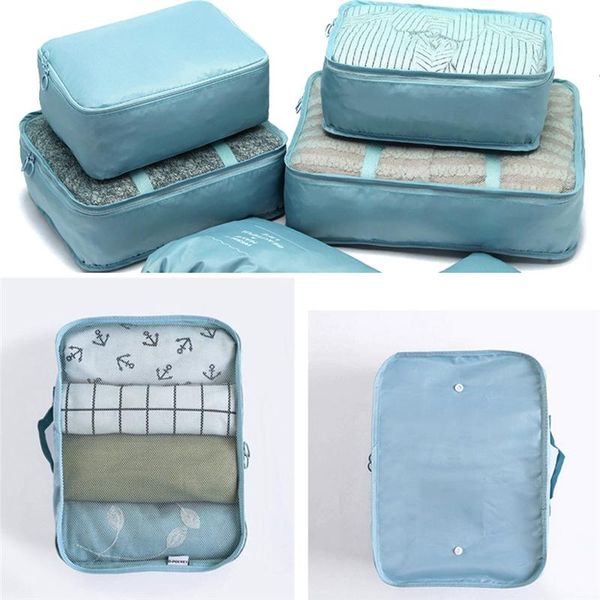 

clothing & wardrobe storage 6-piece suitcase bag zipper bra cosmetic underwear travel waterproof