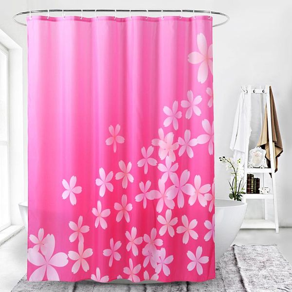 

flower dandelion red rose small fresh shower curtains bathroom curtain frabic waterproof polyester with hooks