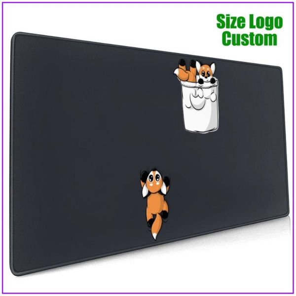 

mouse pads & wrist rests cute pocket foxes anime extended pad with support gel alfombrilla escritorio pc gamer completo steelseries ergonomi