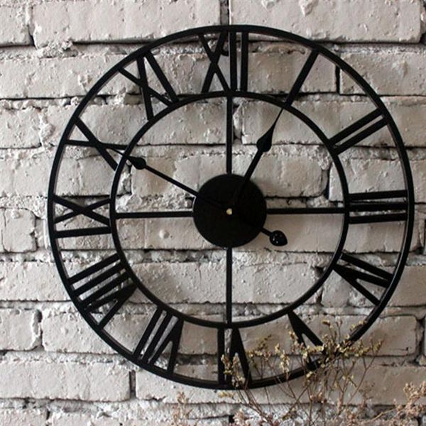

wall clocks 1pc clock creative wrought iron decorative for living room office home