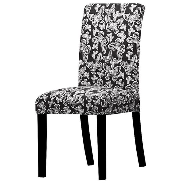 

chair covers printed cover universal removable anti-dirty spandex elastic housse de chaise for banquet office