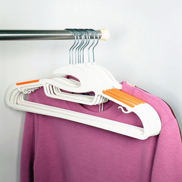 

hangers & racks 10pcs/set creative clothes hanger home easy antislip hook closet organizer storage rack holder household accessories