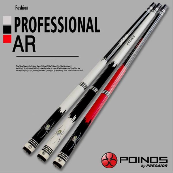 

arrival poinos brand ar pool cues stick 13mm/11.5mm/9.5mm tips snook cue billiard china 2021