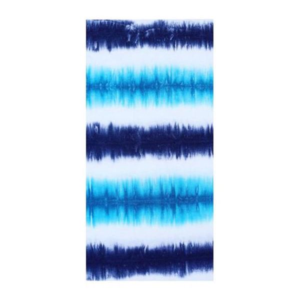 

microfiber tie-dye beach towel 150*75cm bath with striped pattern