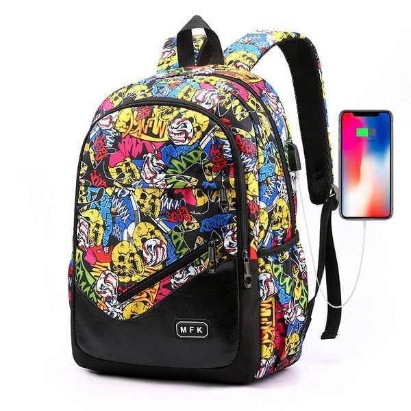 

backpack business computer cartoon school leisure student bag travel korean fashion