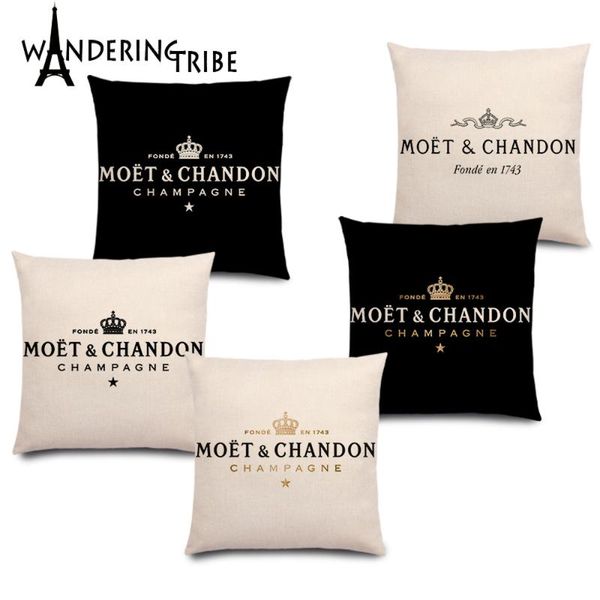

cushion/decorative pillow nordic black linen luxury decorative case letter printing family sofa cushion cover el coffee bar throw covers