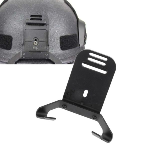 

tactical nvg helmet mount bracket adapter head light holder for m88 outdoor hats, Black;white