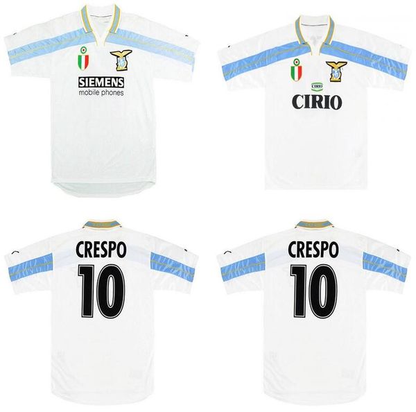 

avec patchs 2000 2001 retro latio soccer jersey crespo salas mihajlovic inzaghi nedved nesta maglia da calcio vintage football shirtfsdfgsgf, Black;yellow
