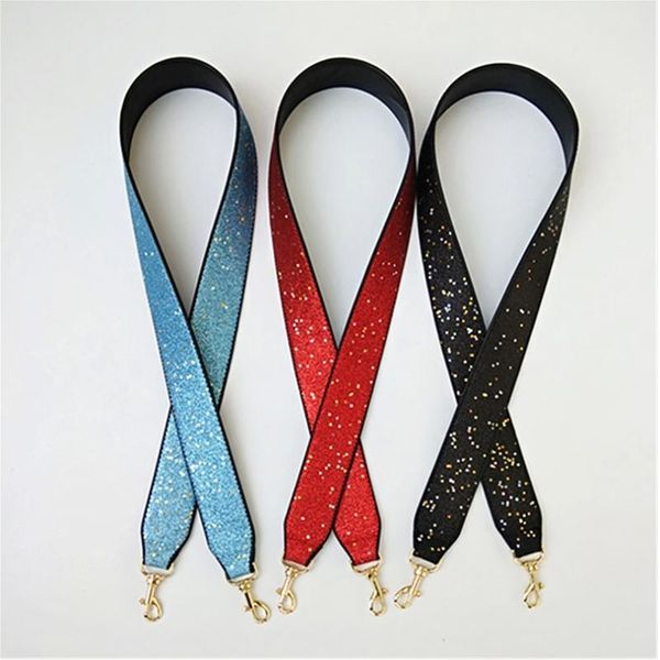 

bag parts & accessories shoulder handbags strap gilter wide adjustable length women diy gift belt replacetment handle crossbody bags, Black