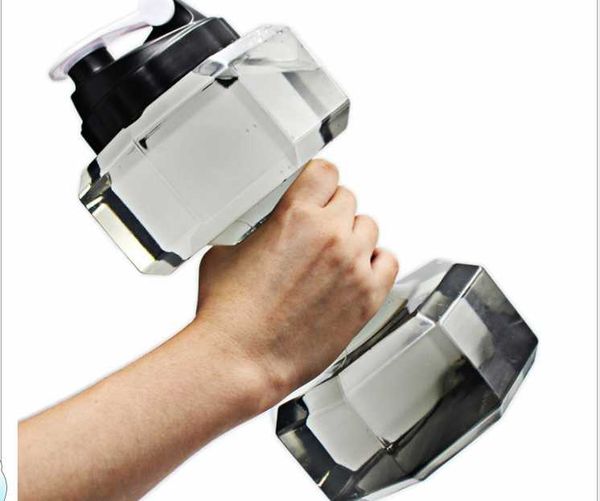 

dumbbell water bottle fitness filled portable male and female injection plastic arm muscle home fi dumbbells