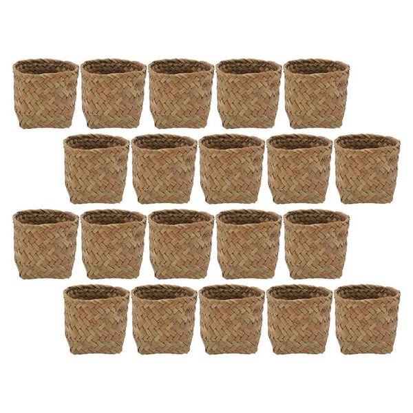 

gift wrap 20 pcs grass woven wedding candy box packing wrapping