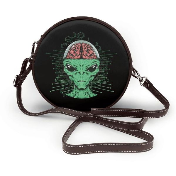 

alien shoulder bag woman bulk round aesthetic leather outdoor purse bags