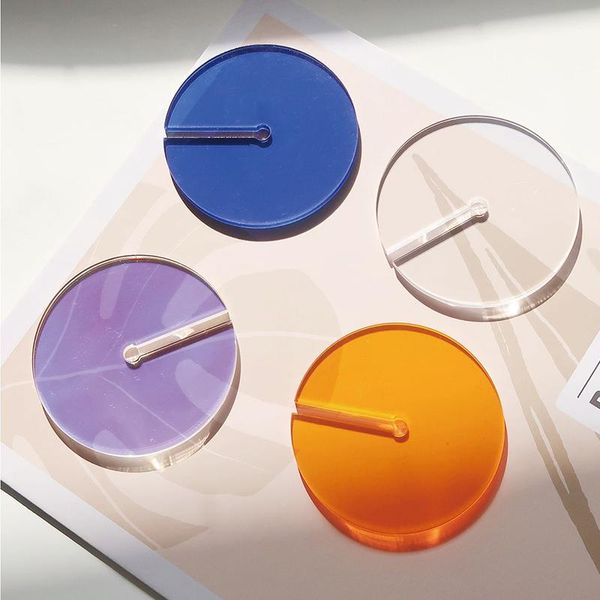 

mats & pads 2021 creativity acrylic coasters multipurpose insulation pad heat-resistant drinks cup mat for home kitchen bar