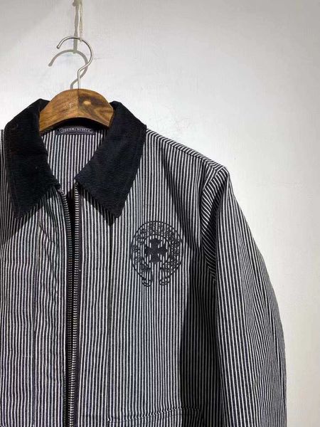 

new cro/sin corduroy collar striped cotton padded jacket for men usvi, Black