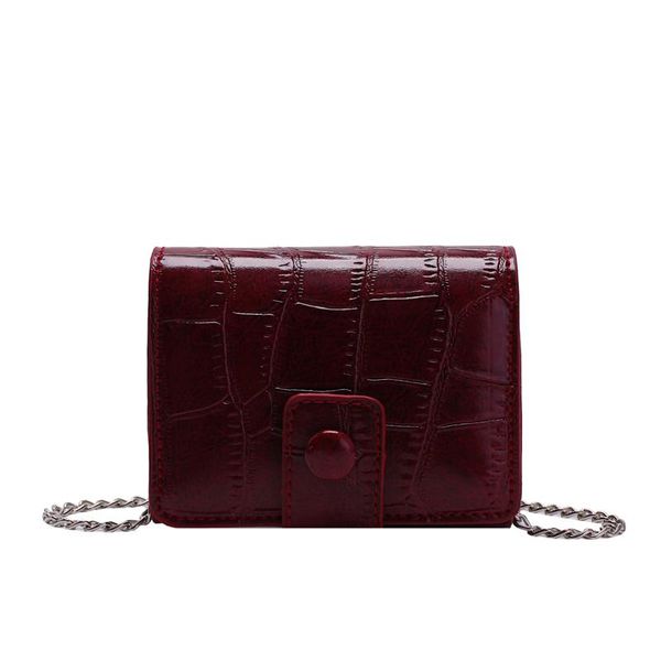

high-level air-sensing mini bag women's 100-chain fashion sloping shoulder bags