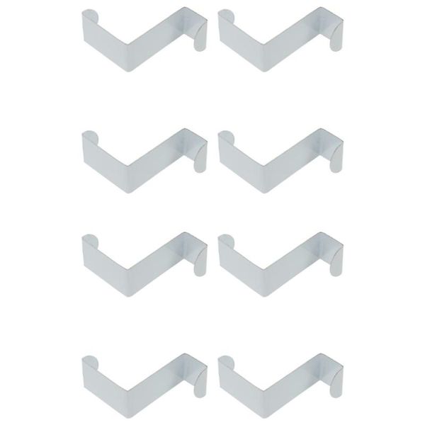 

hooks & rails 8pcs multifunctional hat door hangers z-type hanging